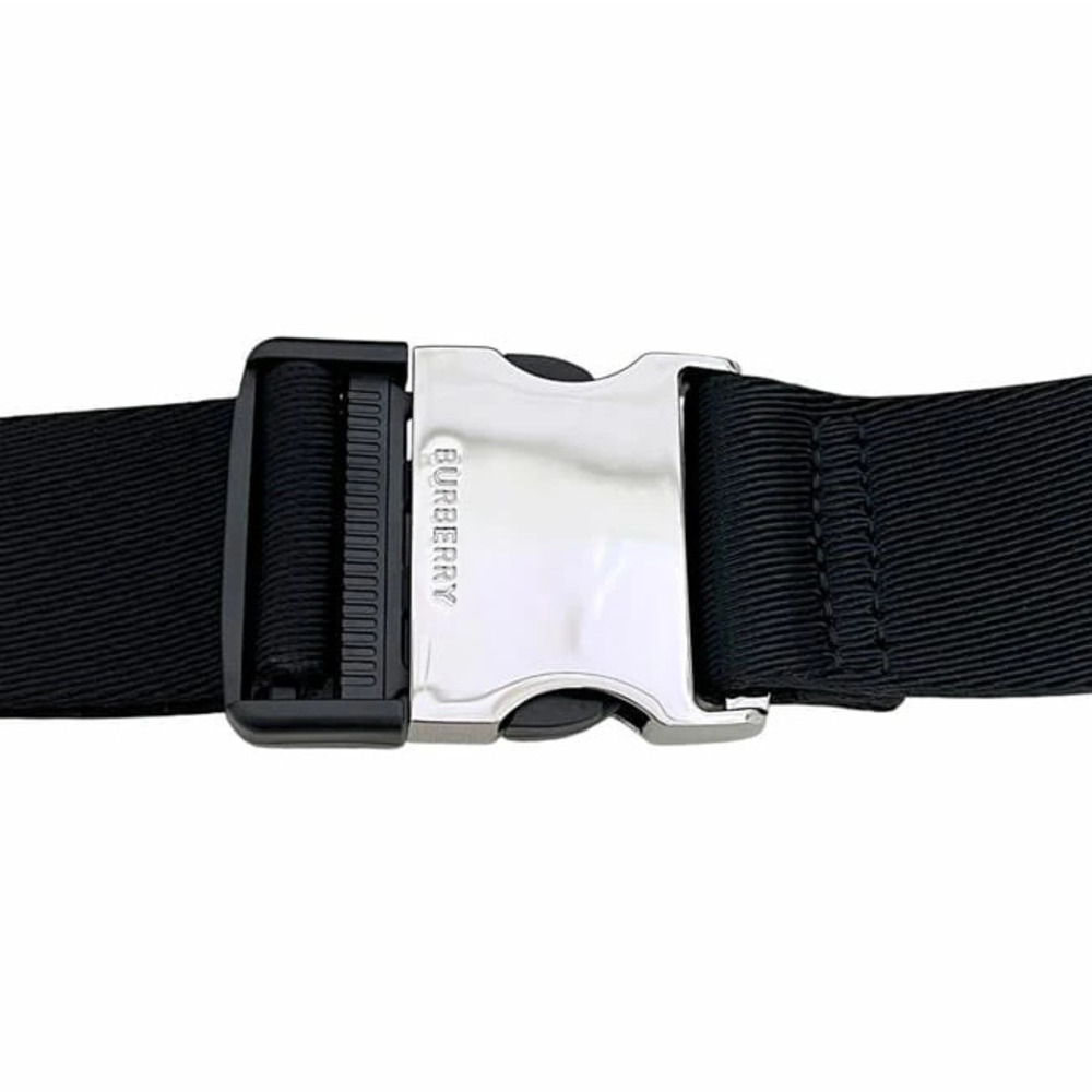 Burberry Body Bum Crossbody Belt Bag Black Waist Belt Zipper Plate Crossbody - Picture 9 of 10